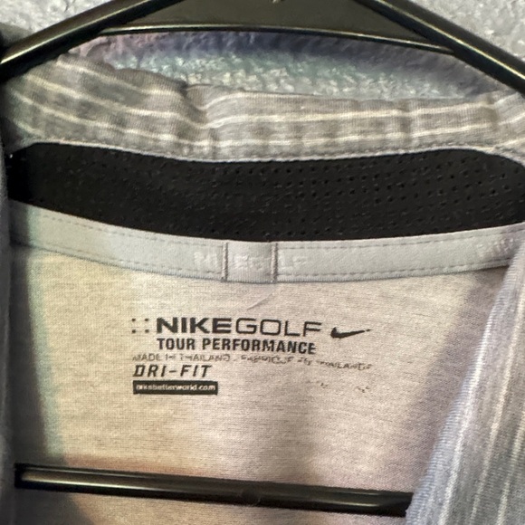 adidas Men's Striped Polo Shirt in Gray - Picture 2 of 4